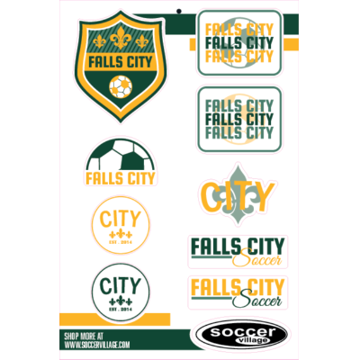 Falls City SC Sticker Set Image