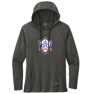 Tri Blend Hoodie Tee -Graphite Image