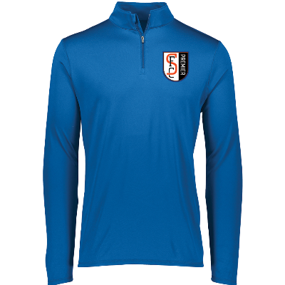 Attain Wicking 1/4 Zip Pullover - Royal Image