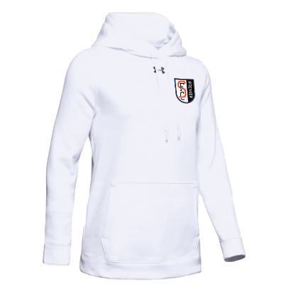 Hustle Fleece Hoody- White Image (15166)