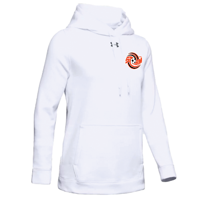 Hustle Fleece Hoody- White Image