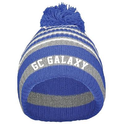 Spirit Pom Beanie - Royal/Grey/White Image