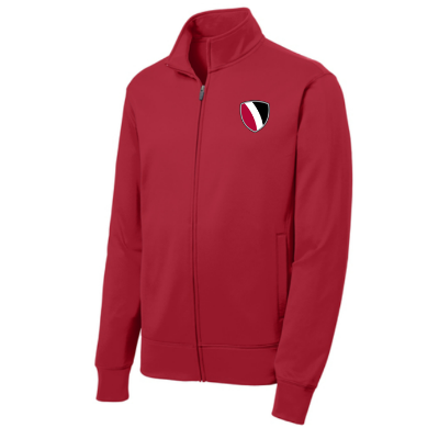 Fleece Full-Zip Jacket - Red Image