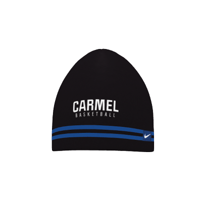 Carmel Basketball Custom Nike Beanie - Black/Royal Image