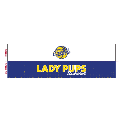 Lady Pups Basketball Custom Headband Image