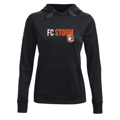 Armour Fleece Storm Hoodie-Black Image