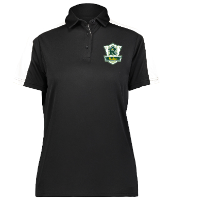 Men's & Women's - Bi-Color Vital Polo - Black/White Image (18555)