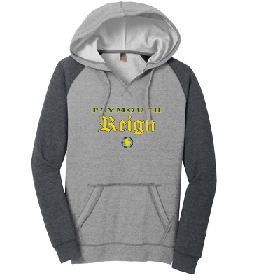 Women's - Raglan Hoodie - Grey/Heather Charcoal Image