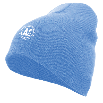 Basic Knit Beanie- Columbia Blue Image