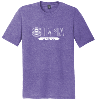 Perfect Tri DTG Tee - Purple Frost Image