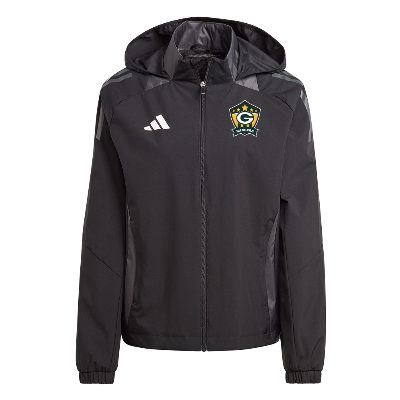 Tiro 24 Competition All Weather Jacket - Black/Dark Grey Image (20297)