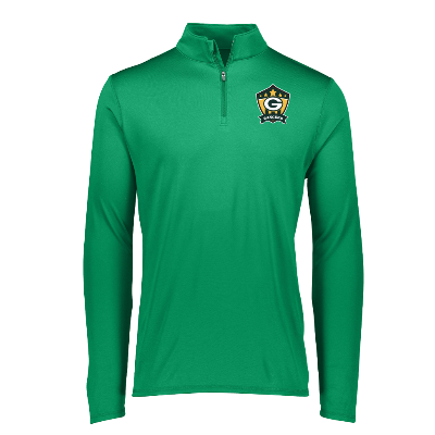 Attain Wicking 1/4 Zip Pullover - Kelly Green Image