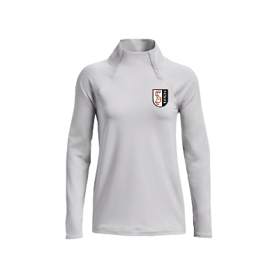 Women's UA Motion Snap Pullover-Halo Gray Image