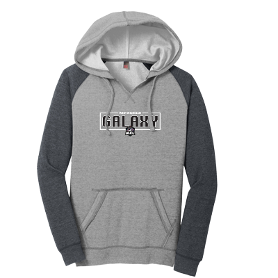 Raglan Hoodie - Grey/Heather Charcoal Image