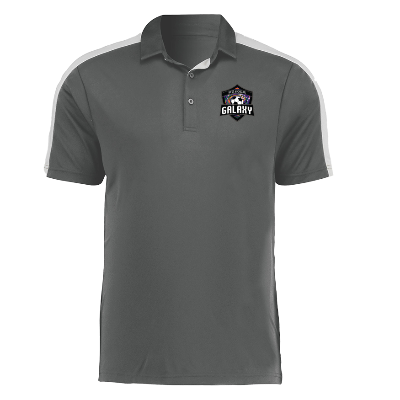 Bi-Color Vital Polo - Grey/White Image