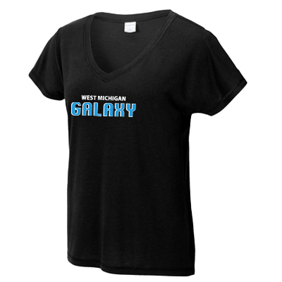 Tri Blend Wicking Dolman Tee - Black Image