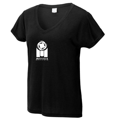 Tri Blend Wicking Dolman Tee - Black Image
