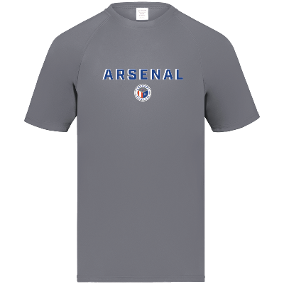 Arsenal Attain Wicking Tee - Graphite Image