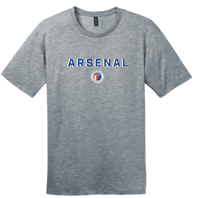 Arsenal Perfect Weight Tee - Heather Steel Image