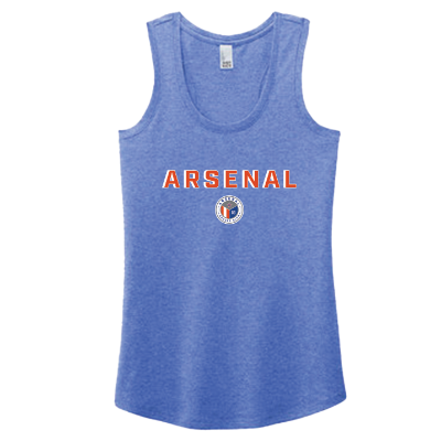 Arsenal Perfect Tri Racerback Tank - Royal Frost Image