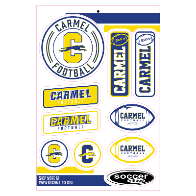 Carmel Football Sticker Set  Image