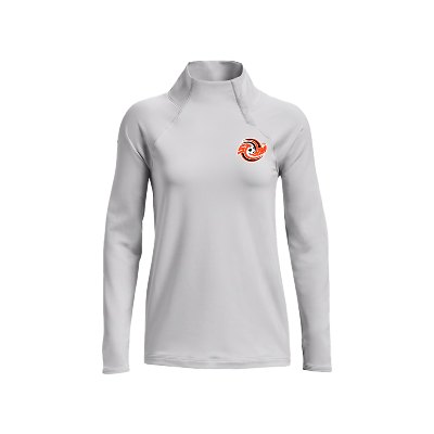 Women's UA Motion Snap Pullover-Mod Gray Image