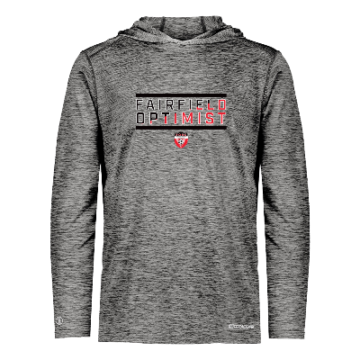Men's Electrify Coolcore Hoodie Tee - Black Heather Image
