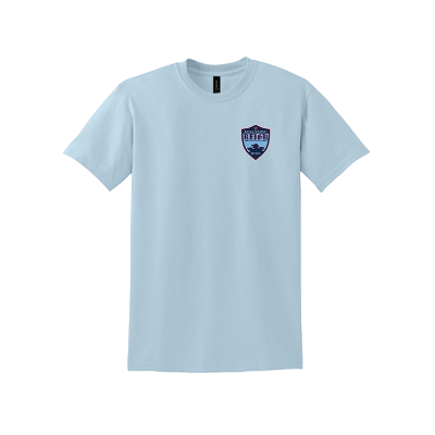 DryBlend 50 Cotton/50 Poly Tee - Light Blue Image