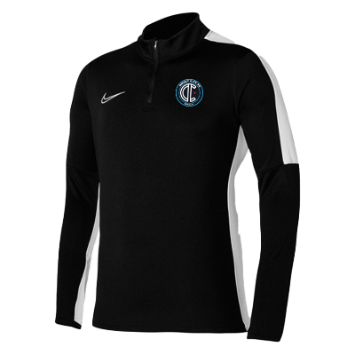 Dri-Fit Knit Academy 23 Drill Top-Black/White Image