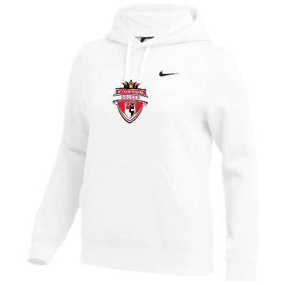 Team Club Pullover Hoodie - White Image