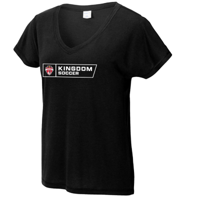 Tri Blend Wicking Dolman Tee - Black Image