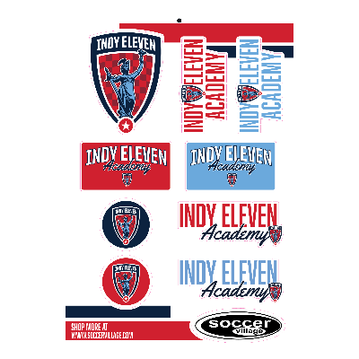 Indy Eleven Academy Sticker Set Image