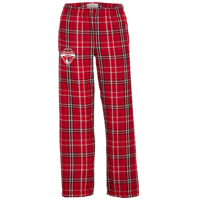 Youth Flannel Pants- Red/White Plaid Image