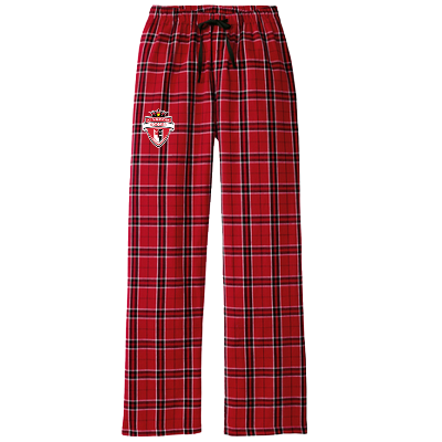 Women's Flannel Plaid Pant - Red Image