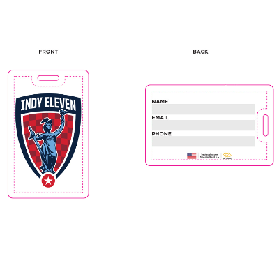 Indy Eleven Bag Tag Image