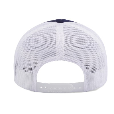 IGB Custom 5-Panel Trucker Snapback Cap - Navy/White Image (24402)