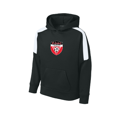 Sport-Wick FLC United PO Hoodie - Blk/Wht Image (24637)