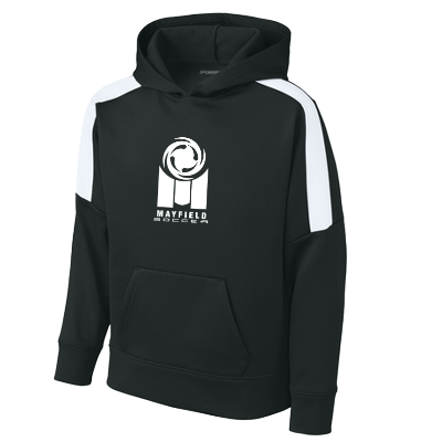Sport-Wick FLC United PO Hoodie - Blk/Wht Image (24754)