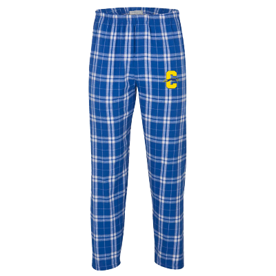 Boxercraft Flannel Pants-Royal/Silver Image