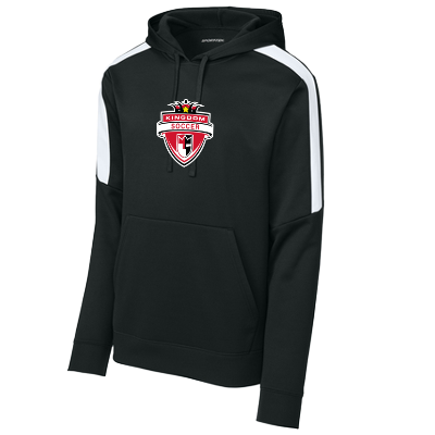 Sport-Wick FLC United PO Hoodie - Blk/Wht Image