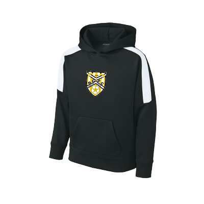 Sport-Wick FLC United PO Hoodie - Blk/Wht Image (25323)