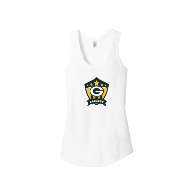 Women's Perfect Tri Racerback Tank - White Image