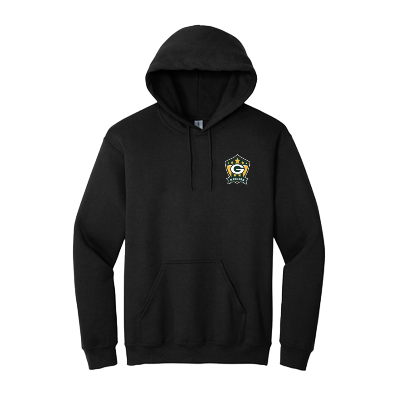 Heavy Blend Hooded Sweatshirt - Black Image