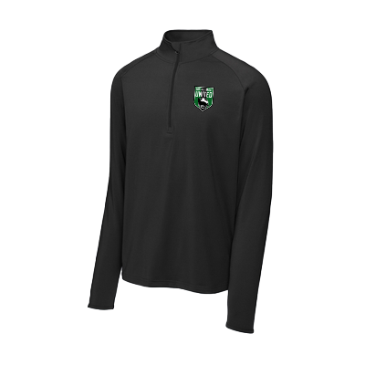 Sport-Wick Stretch 1/2 Zip Pullover - Black Image