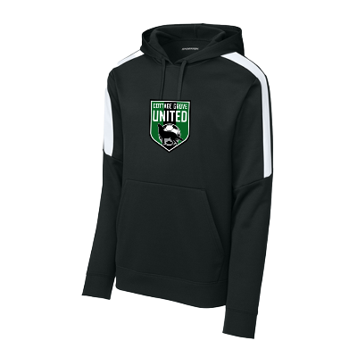 Sport-Wick FLC United PO Hoodie - Blk/Wht Image