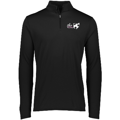 Attain Wicking 1/4 Zip Pullover - Black Image