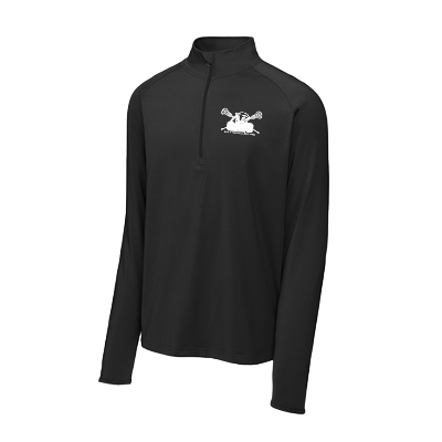 Sport-Wick Stretch 1/2 Zip Pullover - Black Image