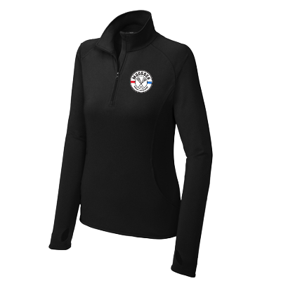 Sport-Wick Stretch 1/2 Zip Pullover - Black Image (26212)