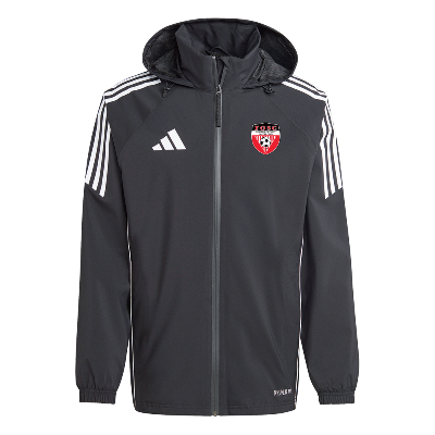 Tiro 24 Rain Jacket - Blk/Wht Image