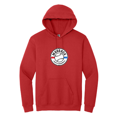 Heavy Blend Hooded Sweatshirt - Red Image